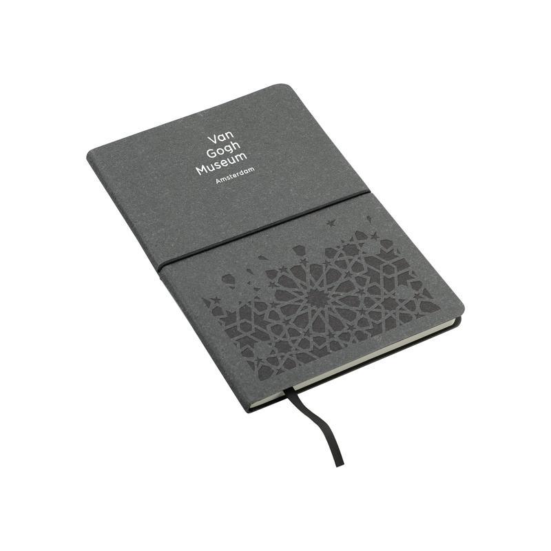eco-neutral A5 Recycled Leather Soft Cover Notebook - Black