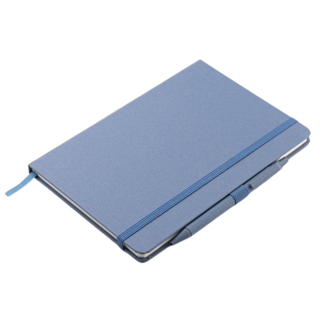 eco-neutral® A5 Hard Cover Notebook & Pen Set - Lavender Paper