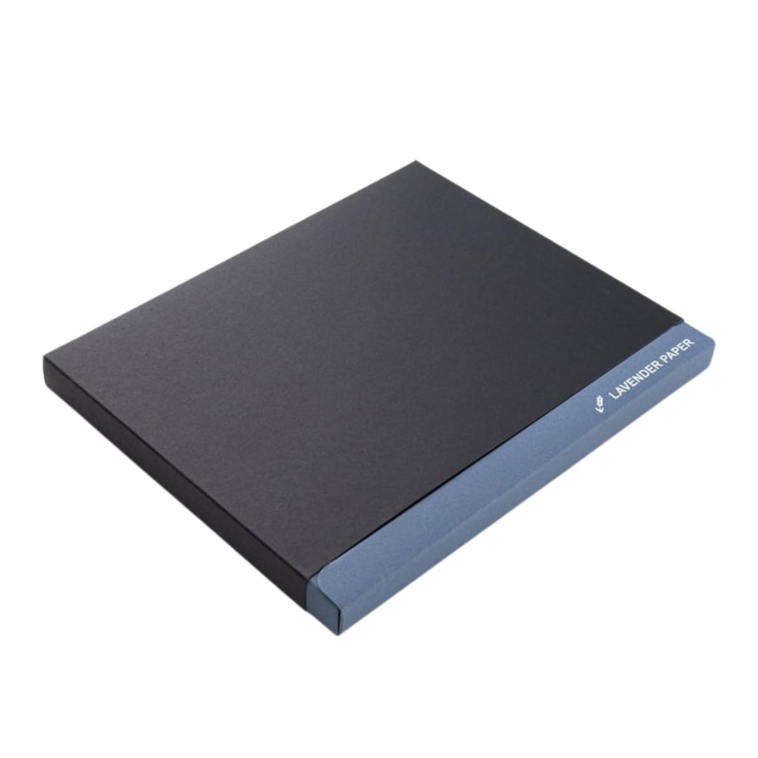 eco-neutral® A5 Hard Cover Notebook & Pen Set - Lavender Paper