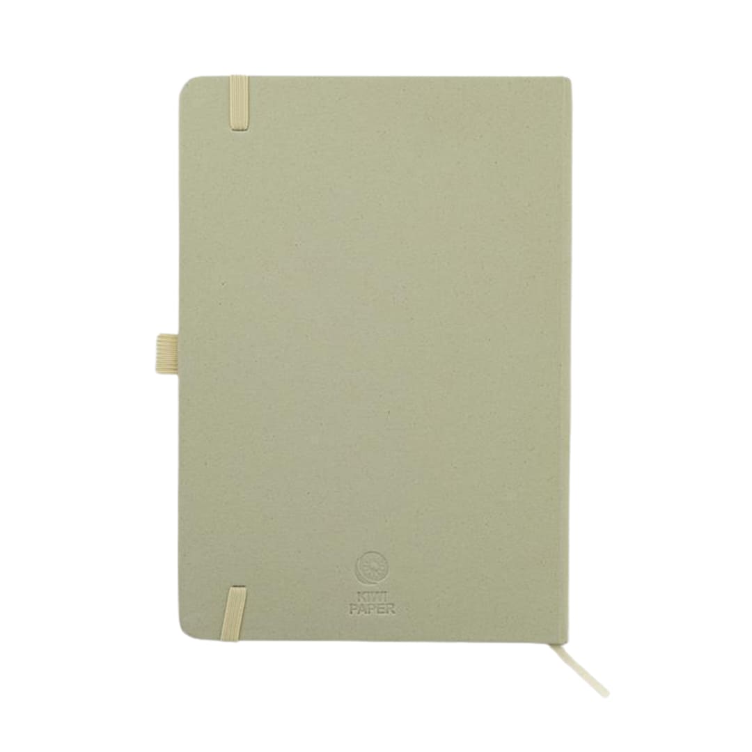 eco-neutral® A5 Hard Cover Notebook & Pen Set - Kiwi Paper