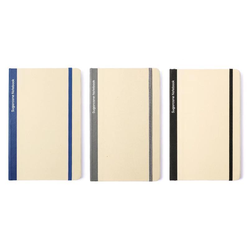 eco-neutral Sugarcane Paper A5 Notebook - Navy Blue