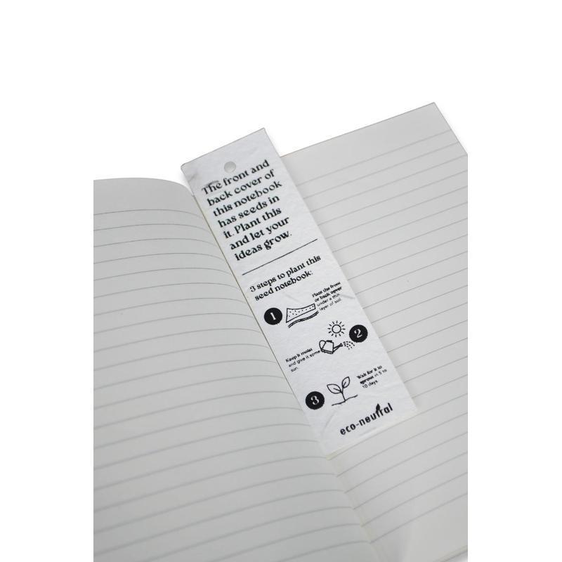 eco-neutral® A5 Soft Cover Handmade Seed Paper Notebook
