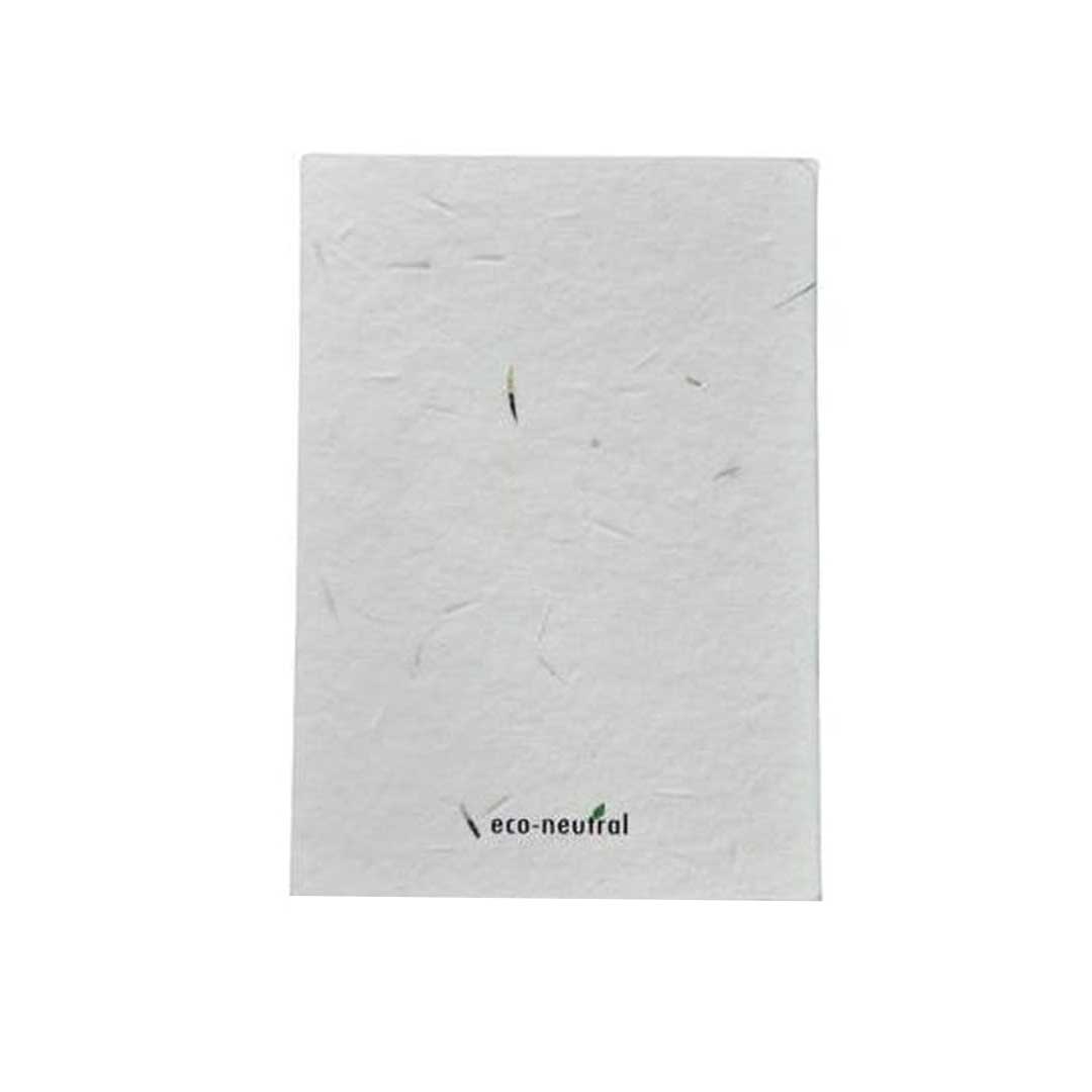 eco-neutral® B6 Soft Cover Handmade Seed Paper Notebook
