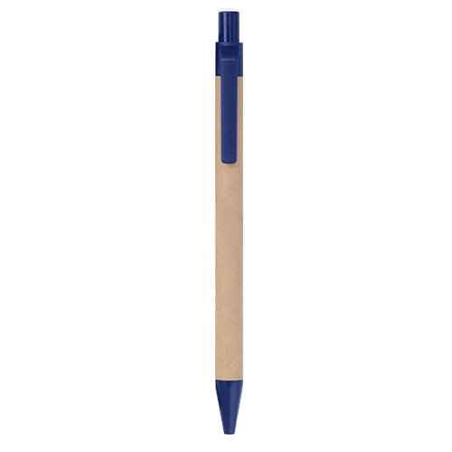 eco-neutral A6 Notepad & Pen Set with Sticky Note - Navy Blue