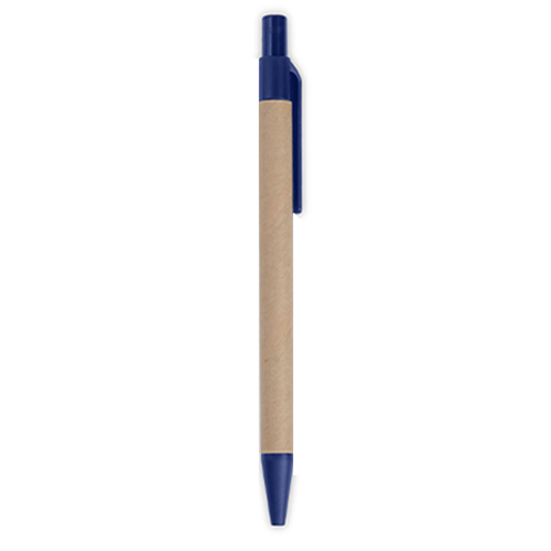 eco-neutral A6 Notepad & Pen Set with Sticky Note - Navy Blue