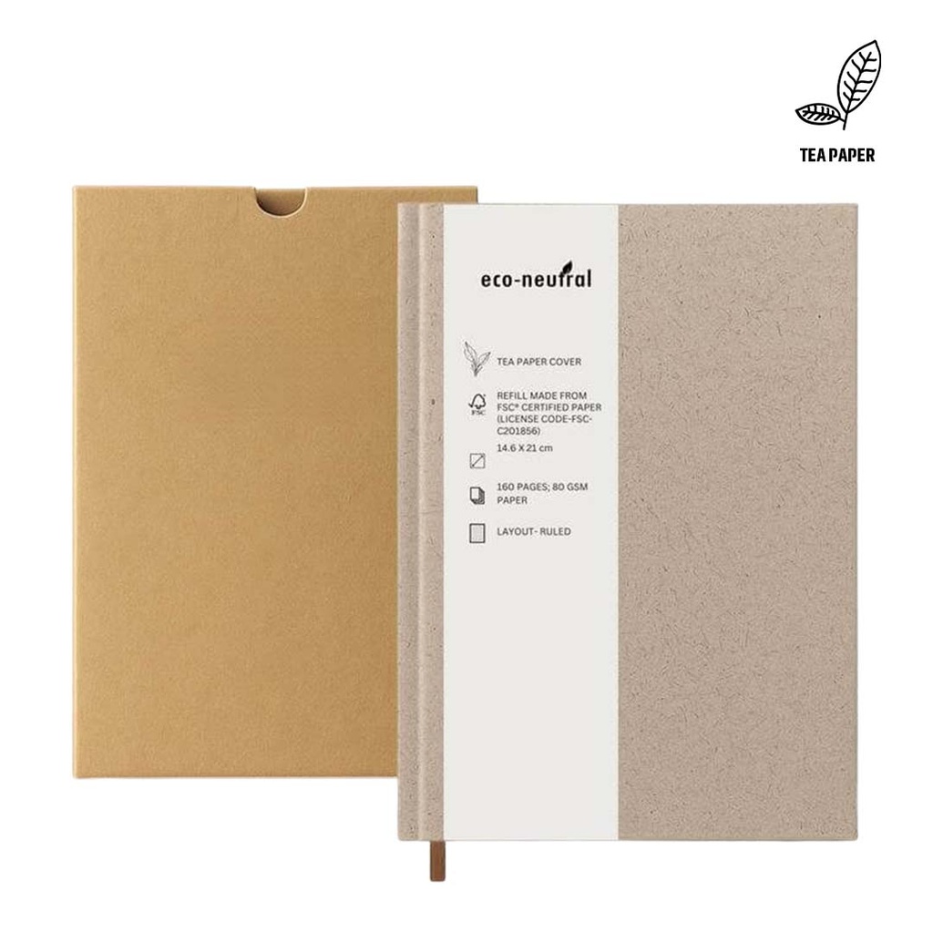 eco-neutral TEA Cover A5 Notebook