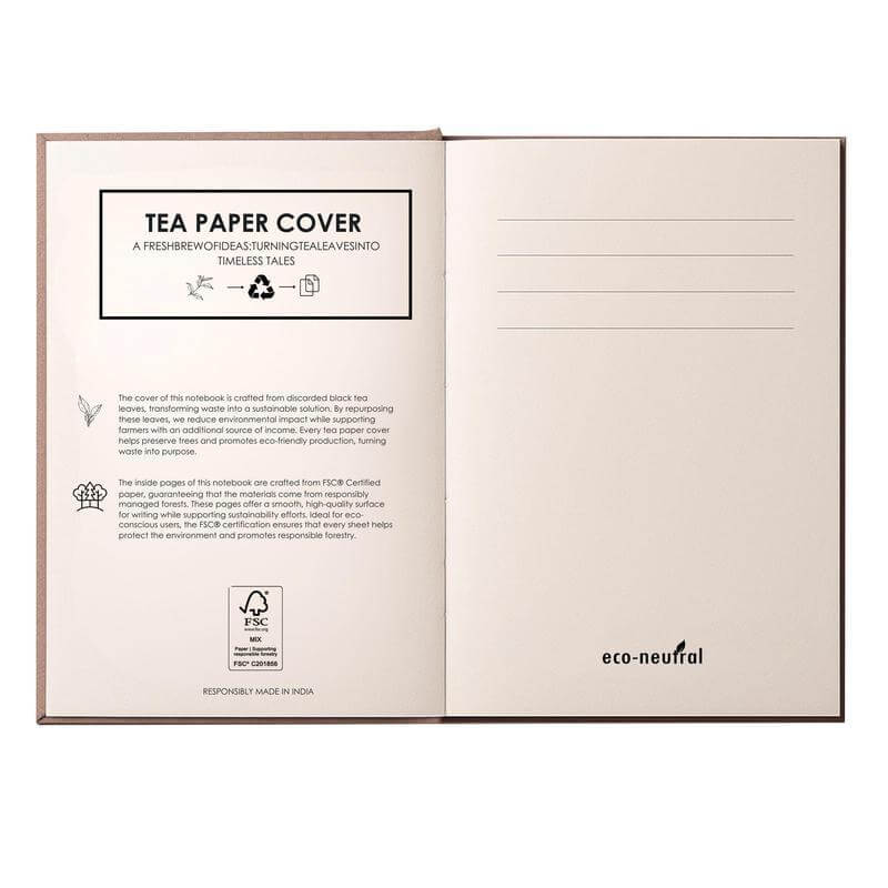 eco-neutral TEA Cover A5 Notebook