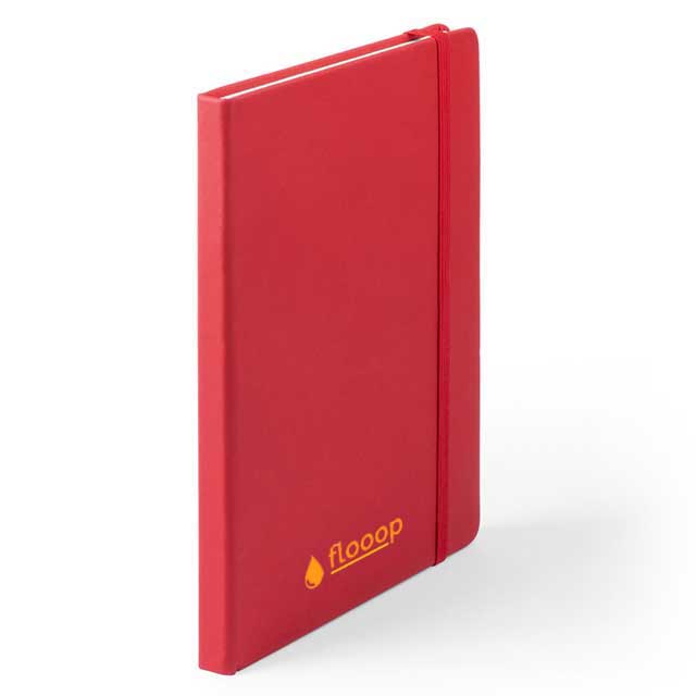 Giftology A5 Hard Cover Ruled Notebook - Red