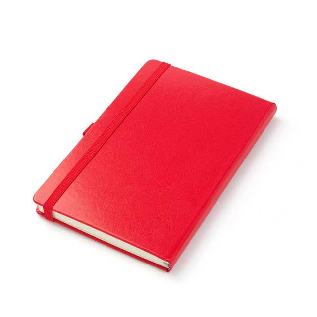 Giftology A5 Hard Cover Ruled Notebook - Red