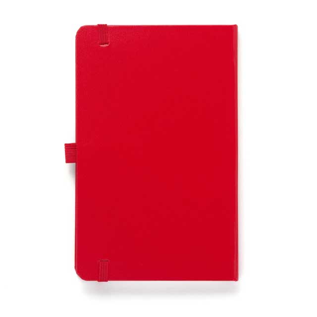Giftology A5 Hard Cover Ruled Notebook - Red