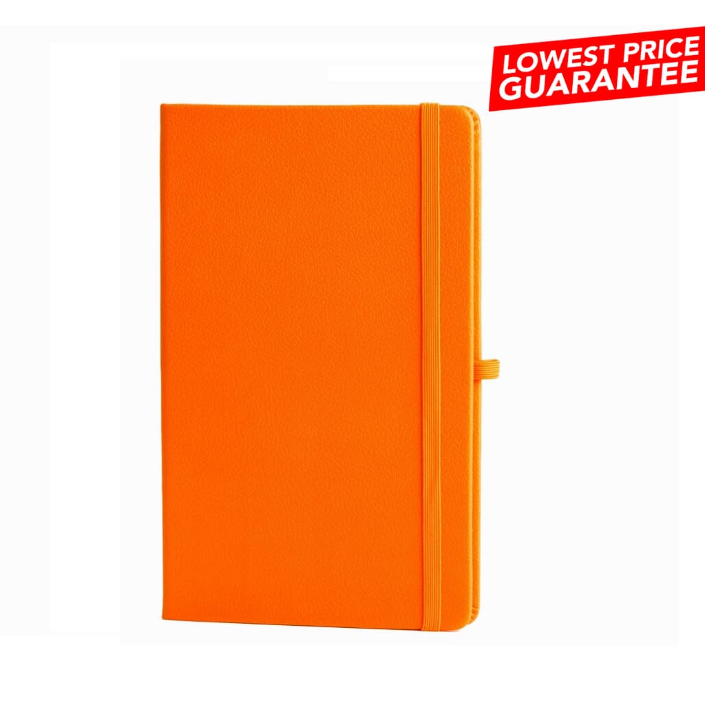 Giftology A5 Hard Cover Ruled Notebook - Orange