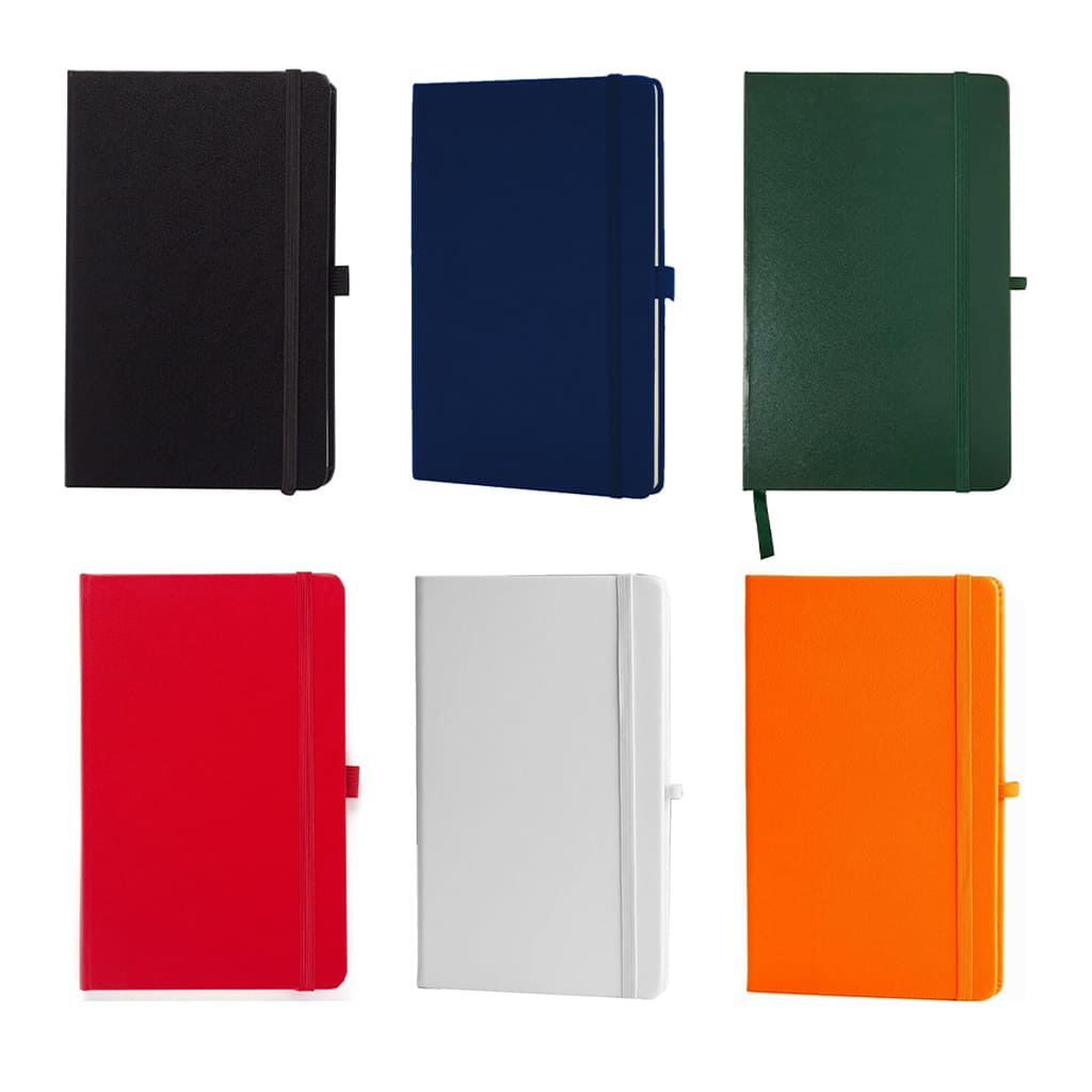 Giftology A5 Hard Cover Ruled Notebook - Orange