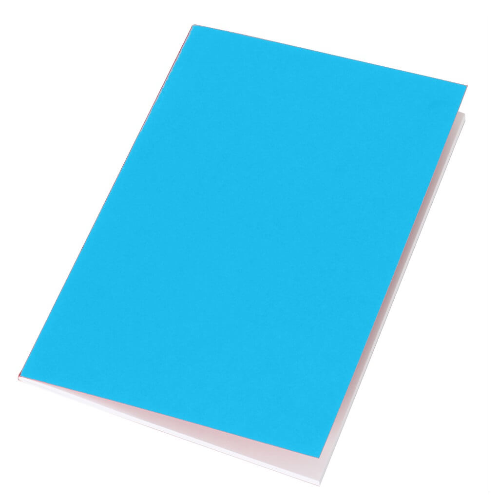 eco-neutral A5 Notebook - Aqua Blue
