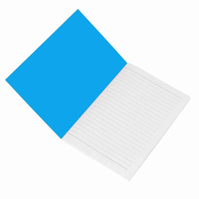 eco-neutral A5 Notebook - Aqua Blue