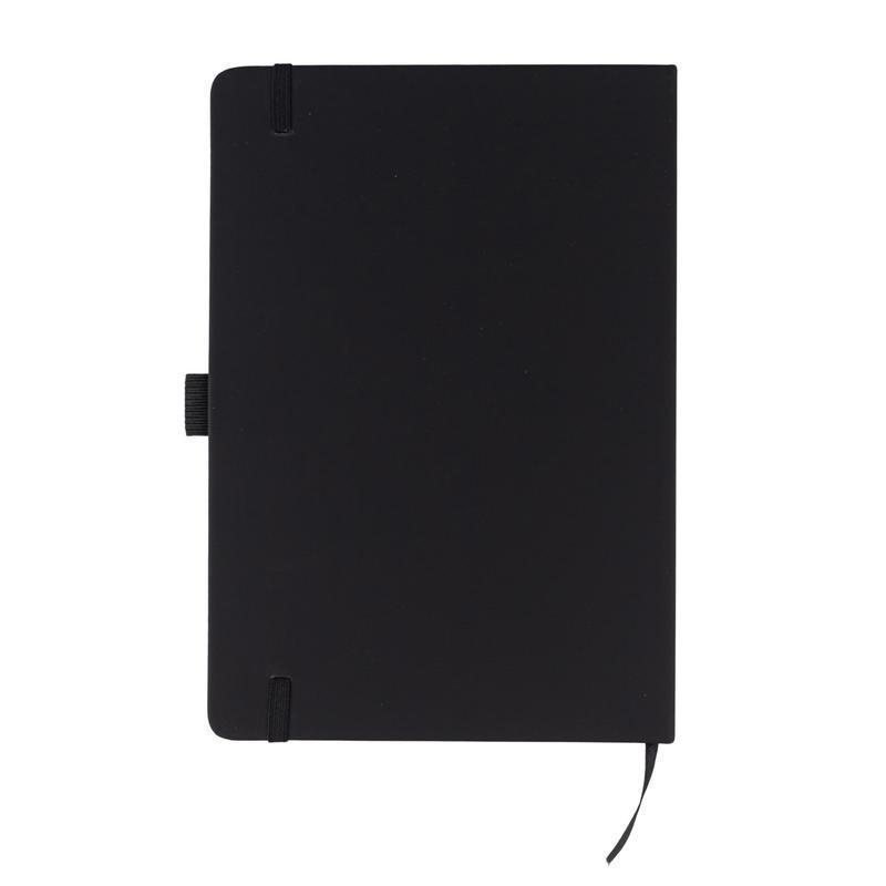 Giftology A5 PU Notebook with Pen Loop - Black