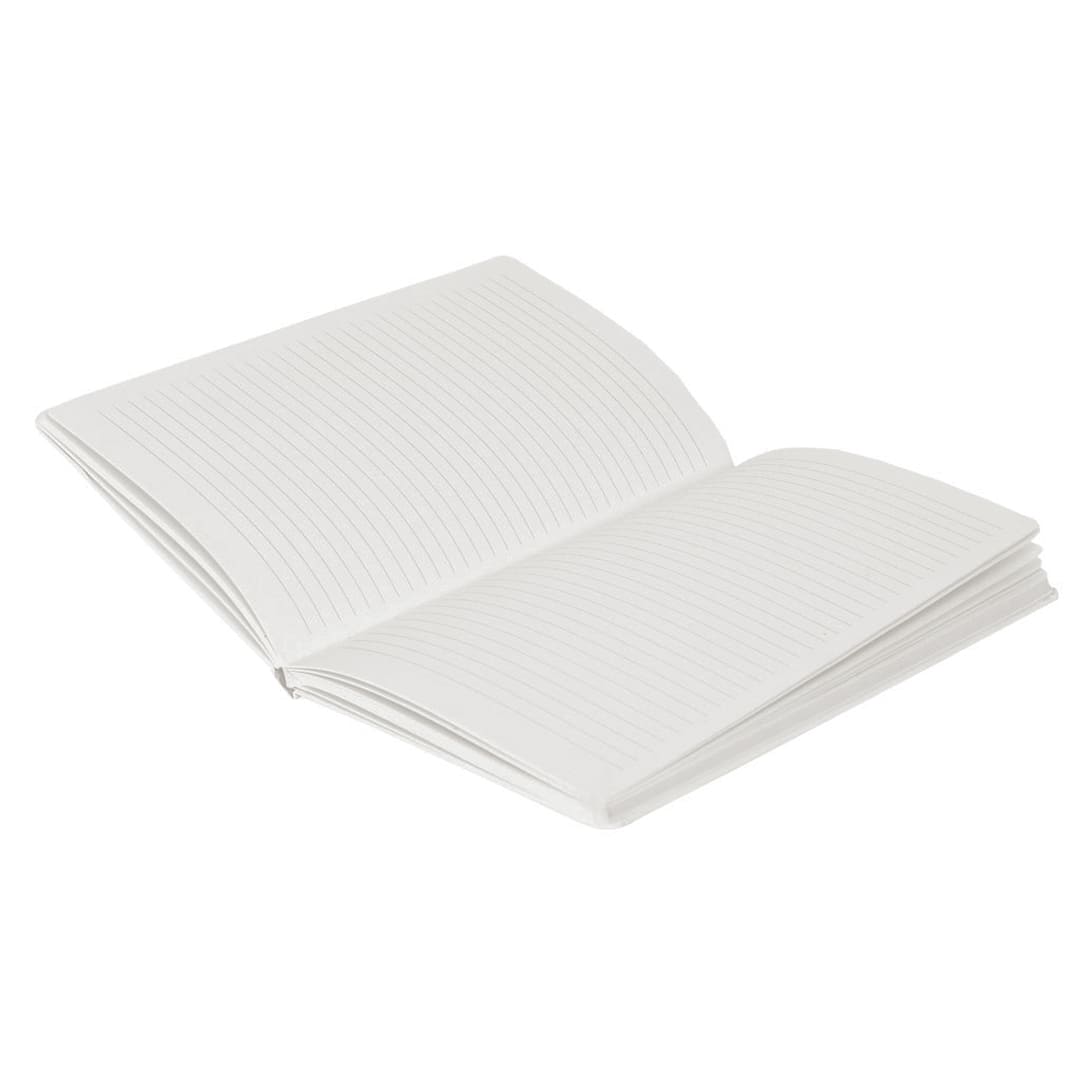 Giftology A5 PU Notebook with Pen Loop - White