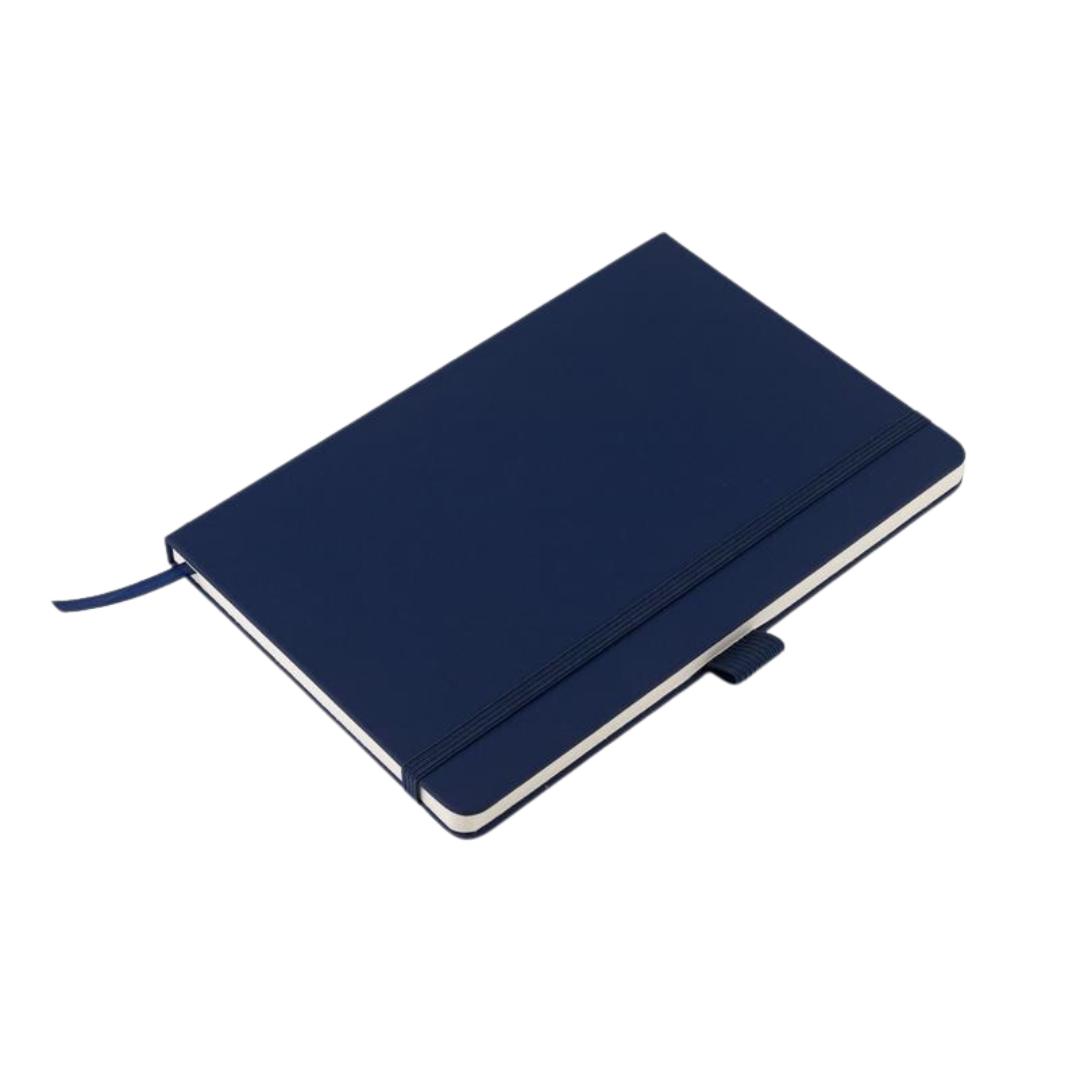Giftology A5 PU Notebook with Pen Loop - Navy Blue