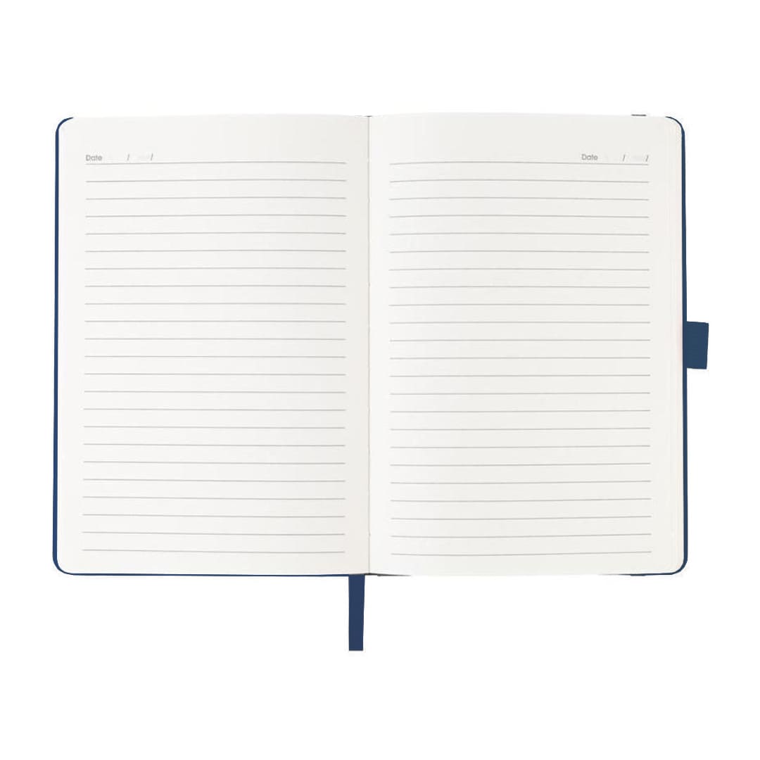 Giftology A5 PU Notebook with Pen Loop - Navy Blue
