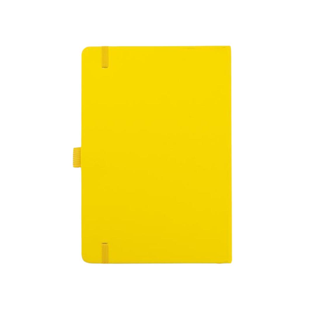 Giftology A5 PU Notebook with Pen Loop - Yellow