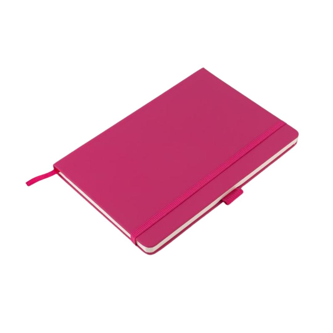 Giftology A5 PU Notebook with Pen Loop - Pink