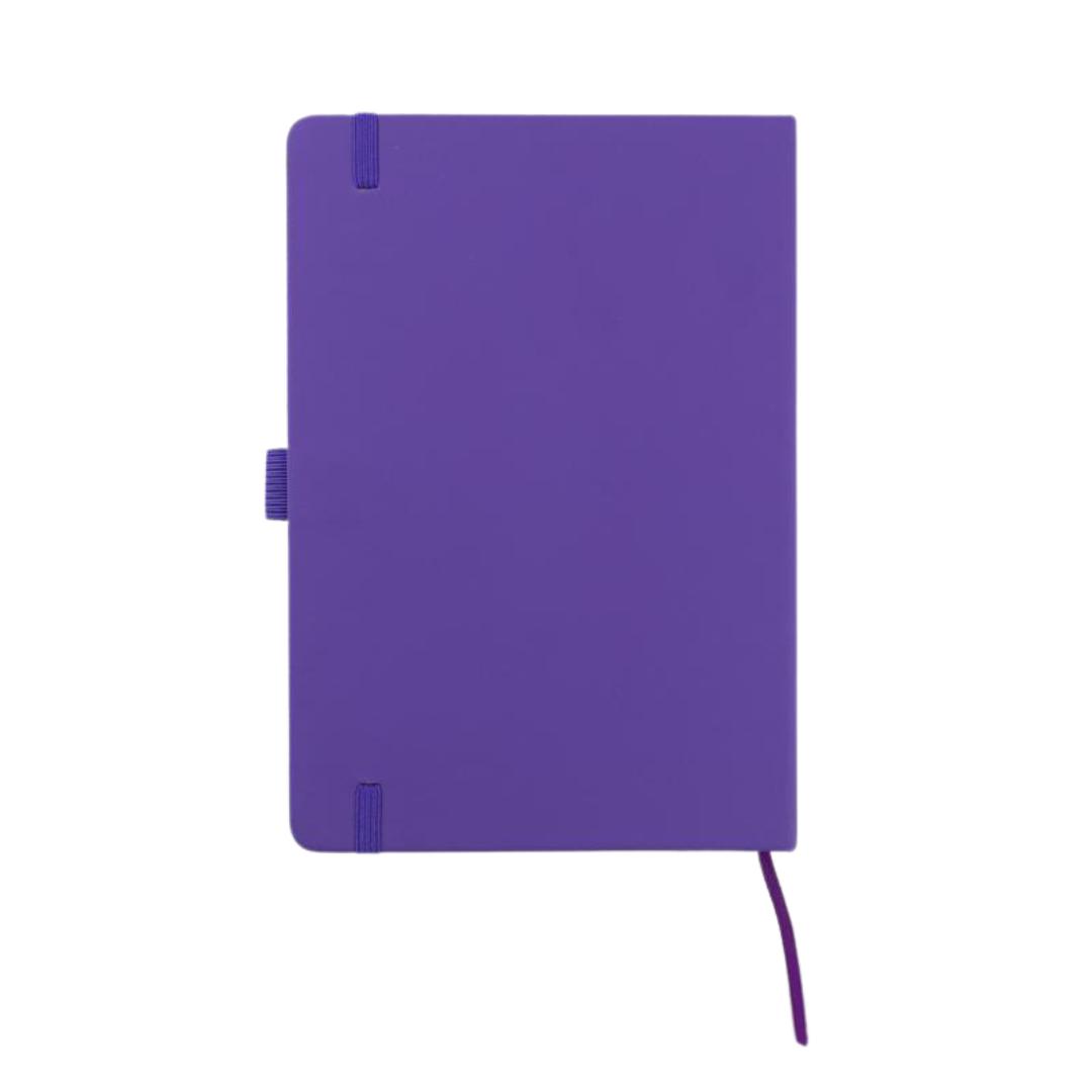 Giftology A5 PU Notebook with Pen Loop - Violet