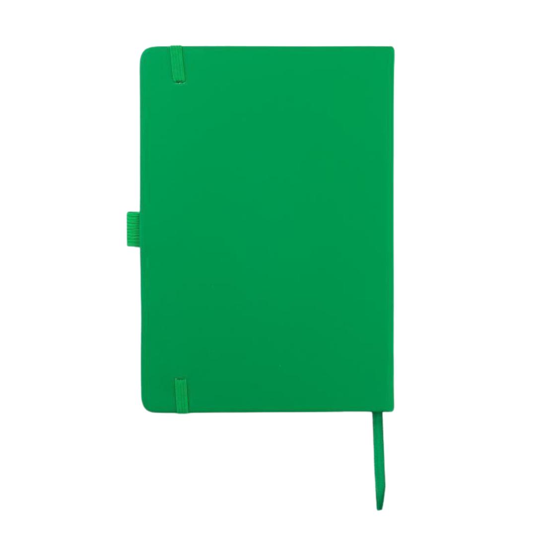 Giftology A5 PU Notebook with Pen Loop - Green