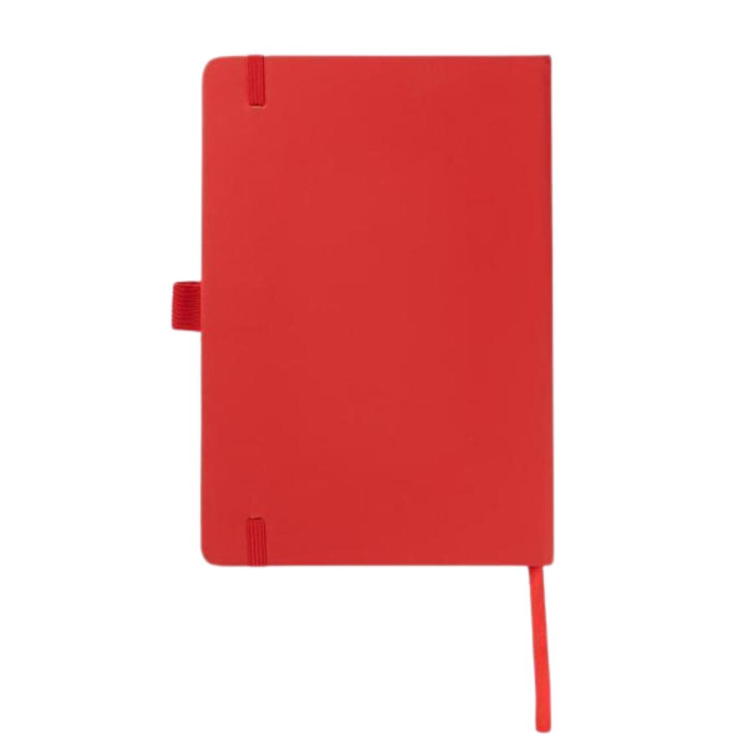 Giftology A5 PU Notebook with Pen Loop - Red