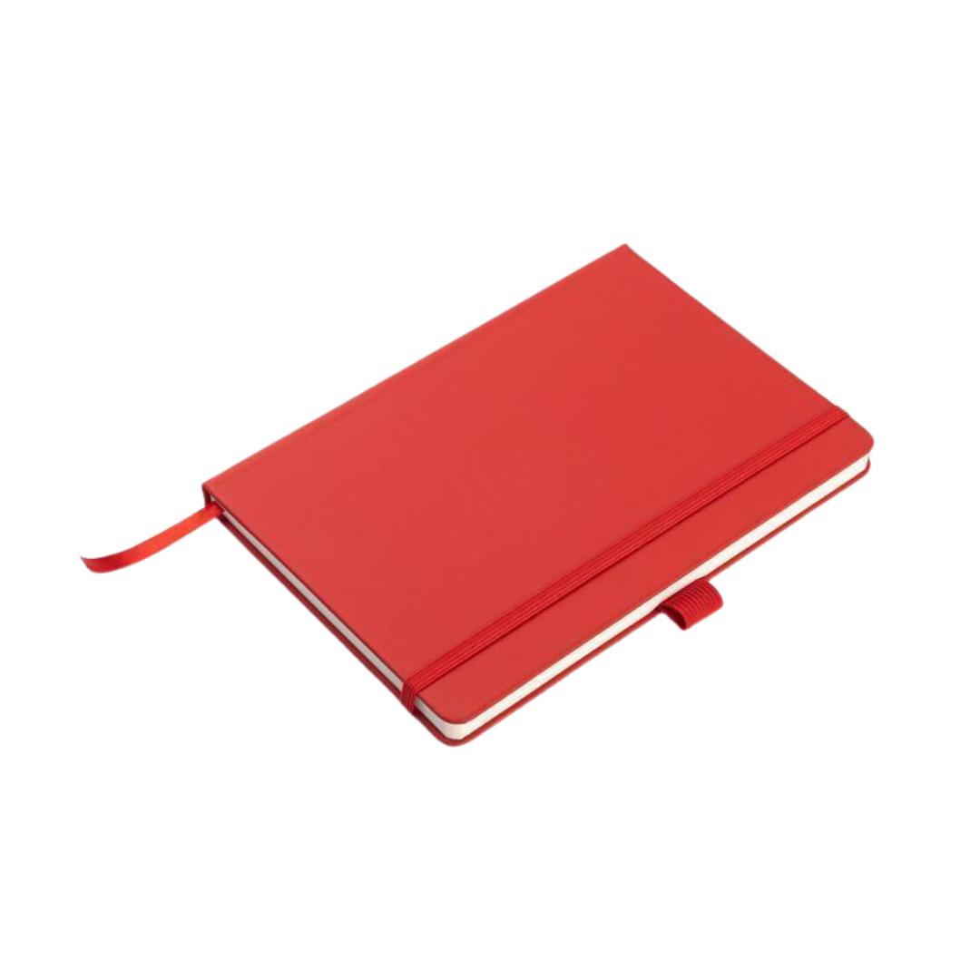 Giftology A5 PU Notebook with Pen Loop - Red