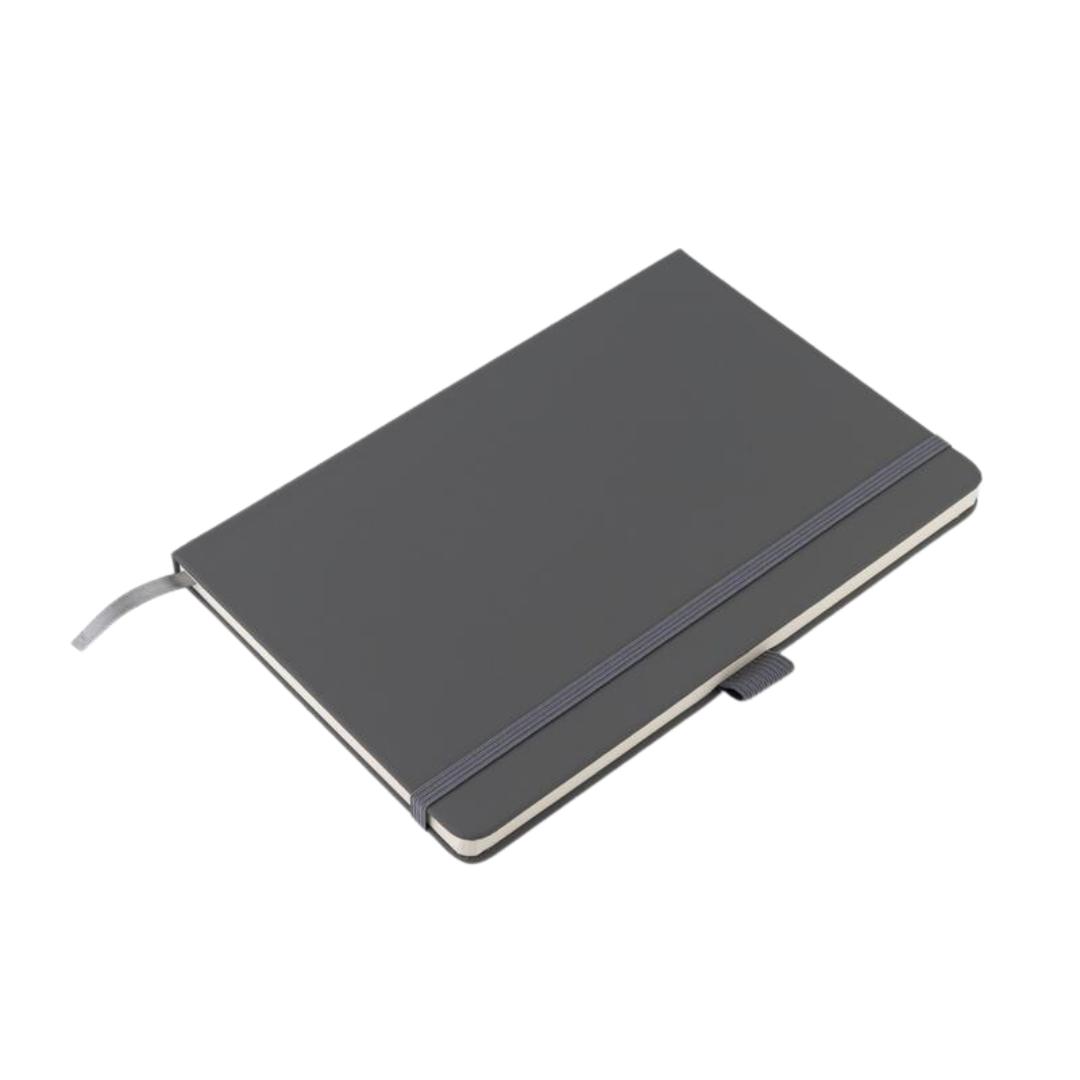 Giftology A5 PU Notebook with Pen Loop - Grey