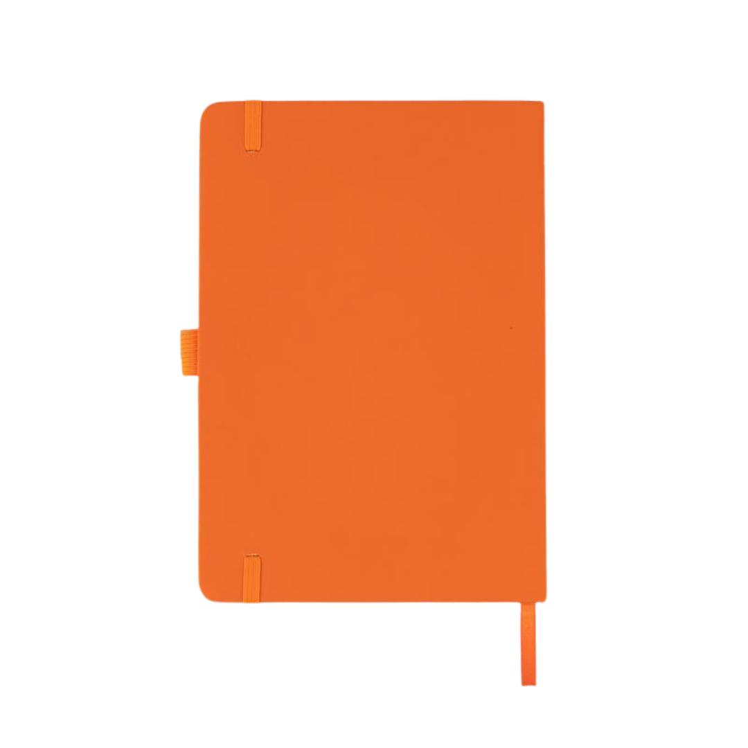 Giftology A5 PU Notebook with Pen Loop - Orange