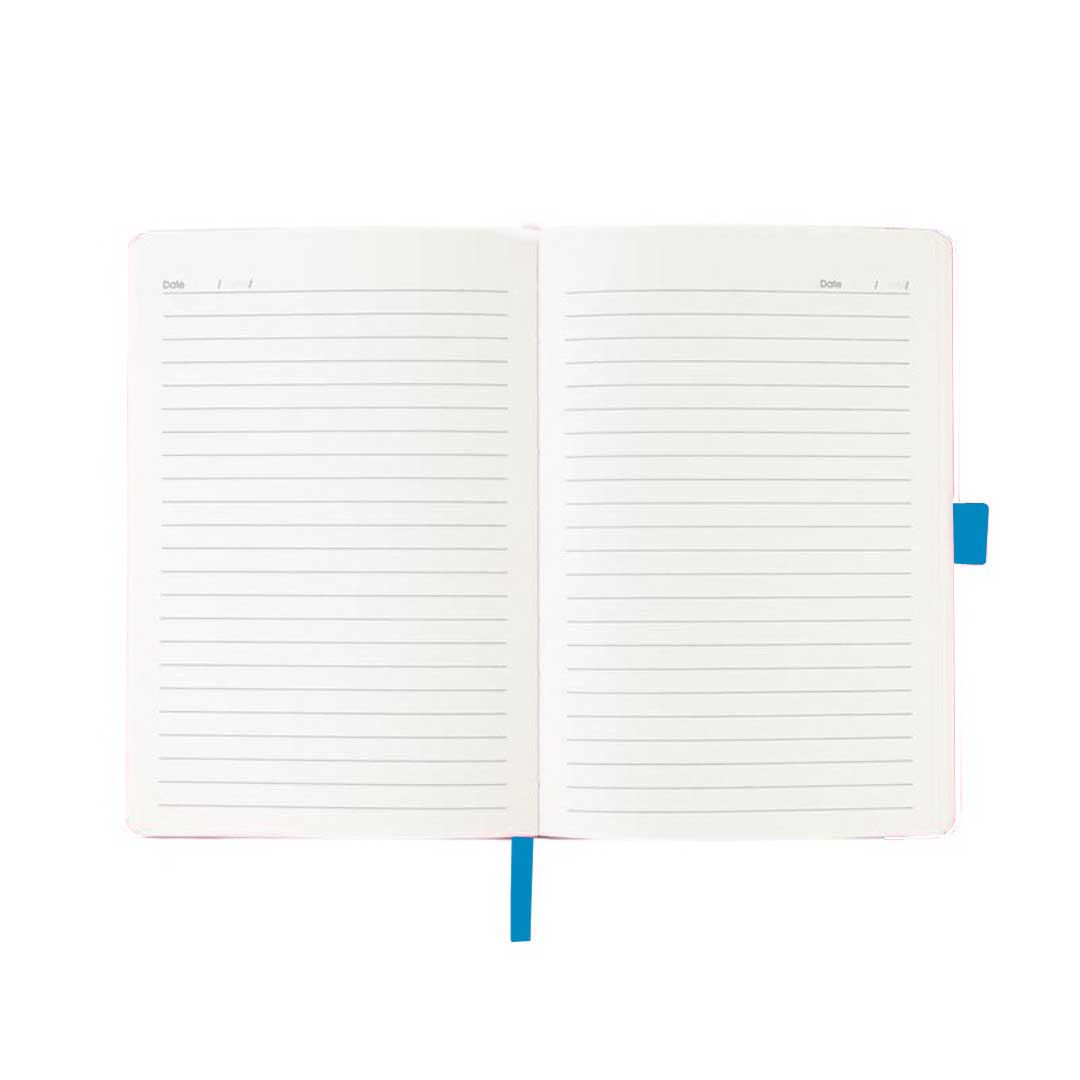 Giftology A5 PU Notebook with Pen Loop - Ocean Blue