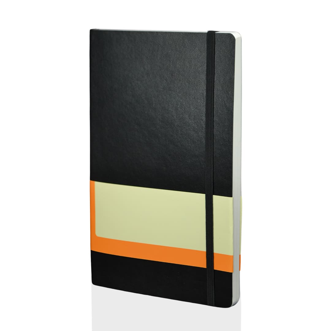 SANTHOME Softcover Ruled A5 Notebook Black