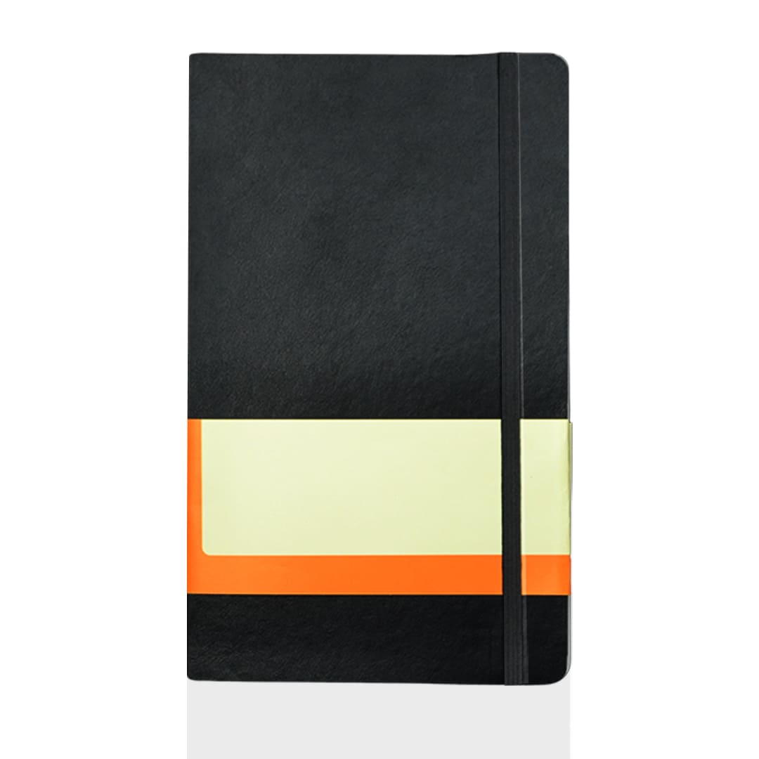 SANTHOME Softcover Ruled A5 Notebook Black