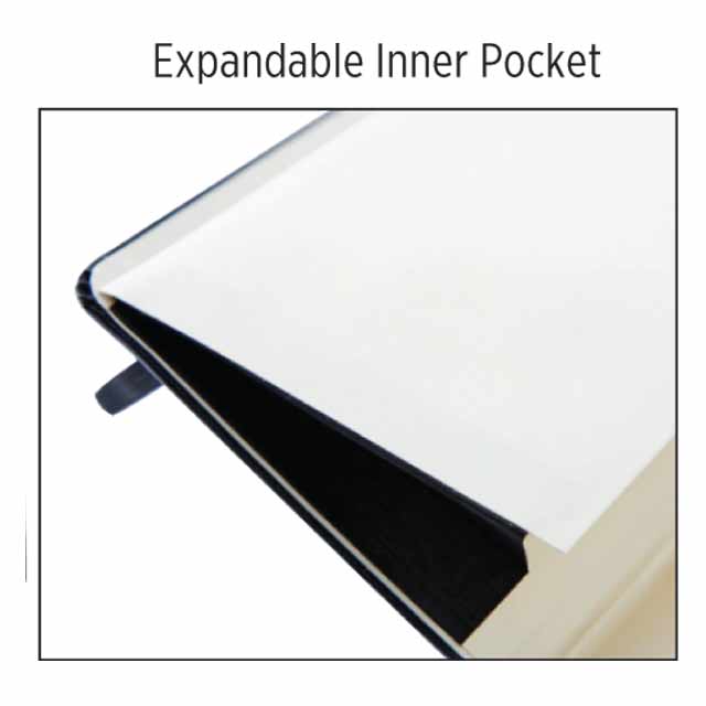 SANTHOME Softcover Ruled A5 Notebook Grey