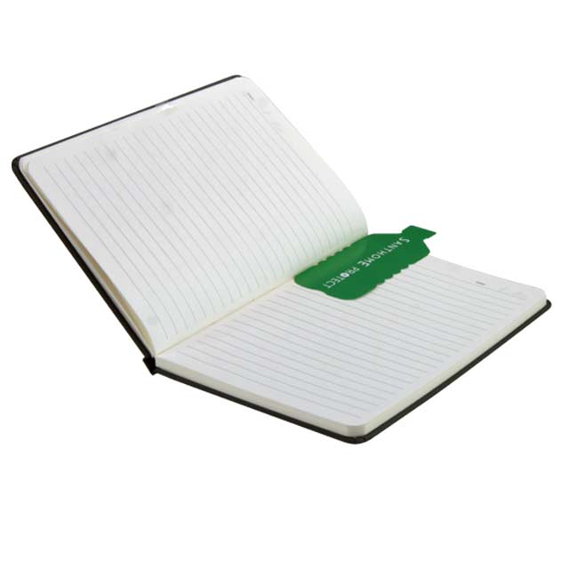 SANTHOME A5 rPET & FSC Certified Notebook - Black (Anti-Microbial)