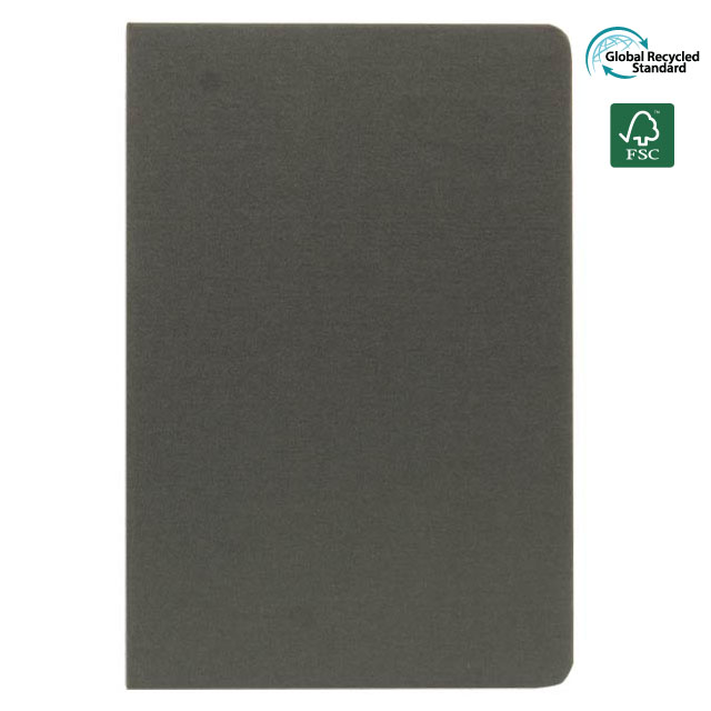 SANTHOME A5 rPET & FSC Certified Notebook - Grey (Anti-Microbial)