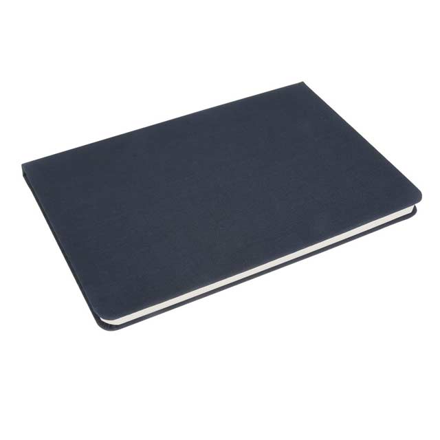 SANTHOME A5 rPET & FSC Certified Notebook - Navy Blue (Anti-Microbial)