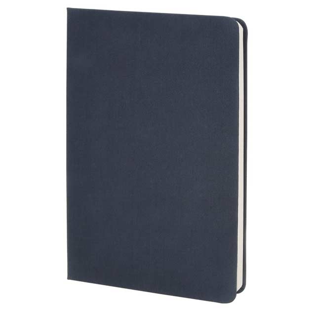 SANTHOME A5 rPET & FSC Certified Notebook - Navy Blue (Anti-Microbial)