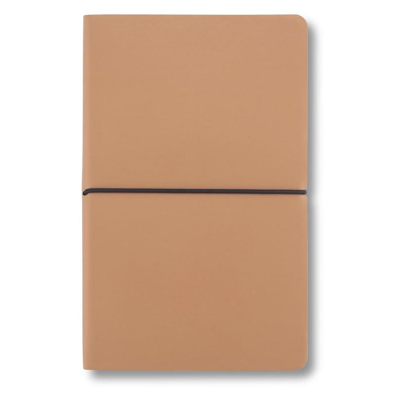 Santhome A5 Recycled PU Soft Cover Notebook - Tan