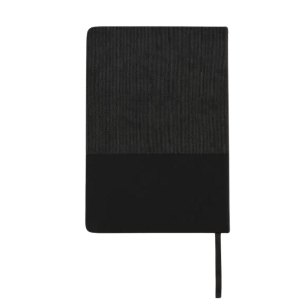 Santhome® A5 Thermo PU Hard Cover Notebook - Black