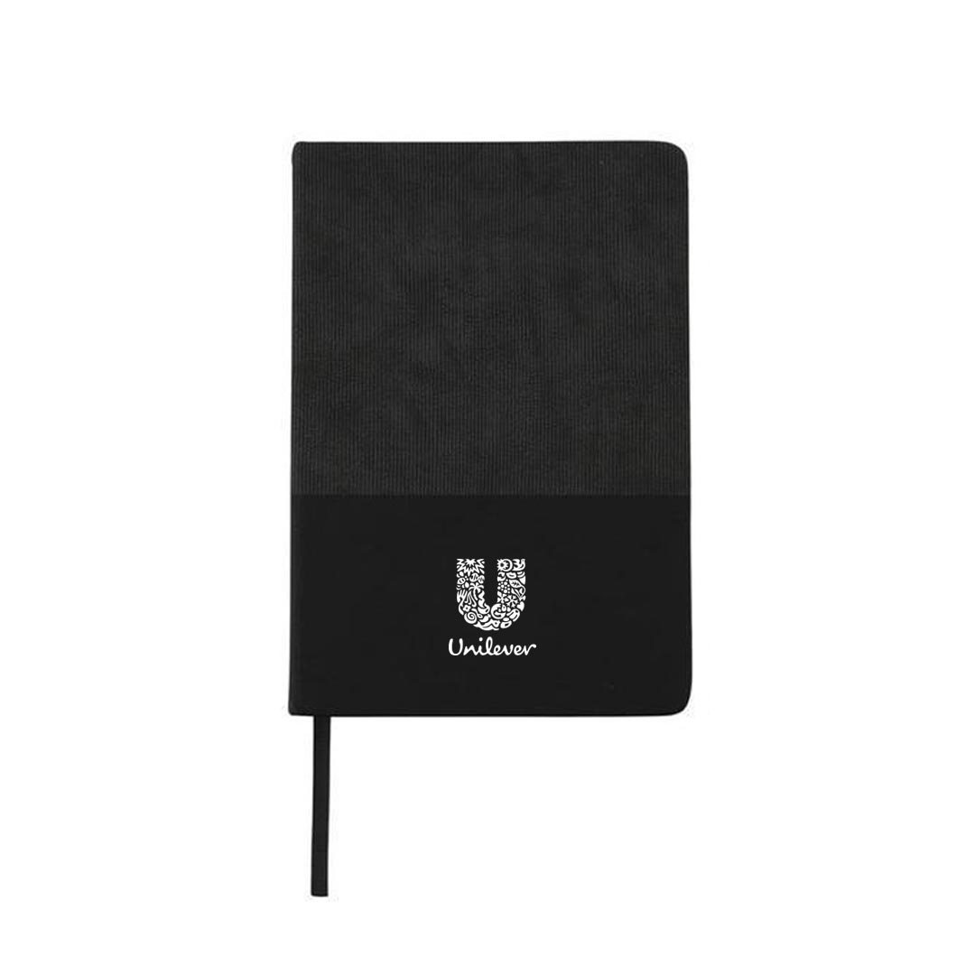 Santhome® A5 Thermo PU Hard Cover Notebook - Black