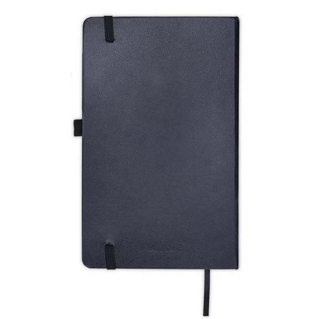 Santhome Expanded A5 Hard Cover Notebook - Black