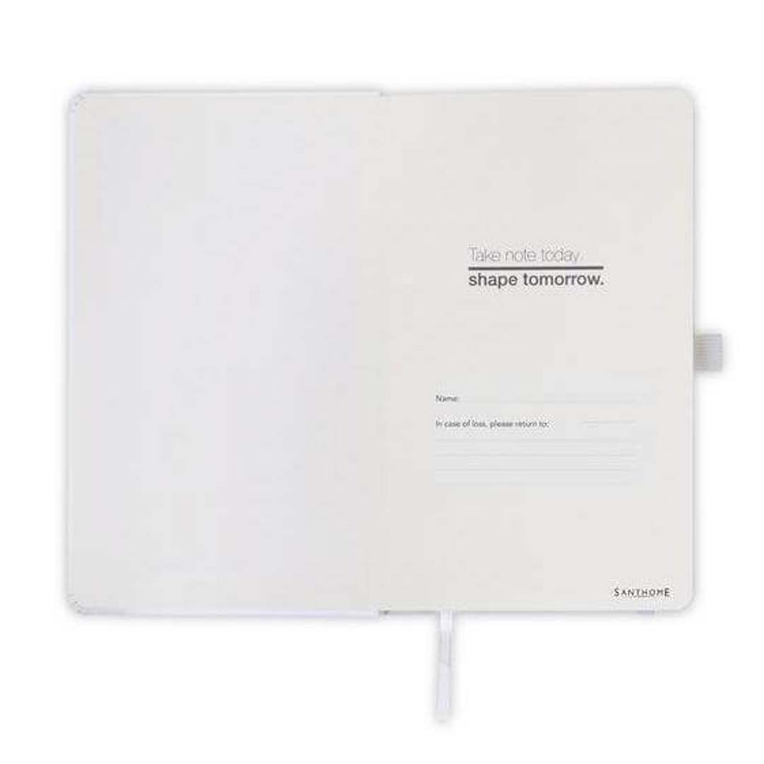Santhome Expanded A5 Hard Cover Notebook - White