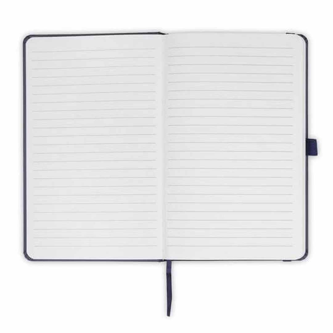 Santhome Expanded A5 Hard Cover Notebook - Navy Blue