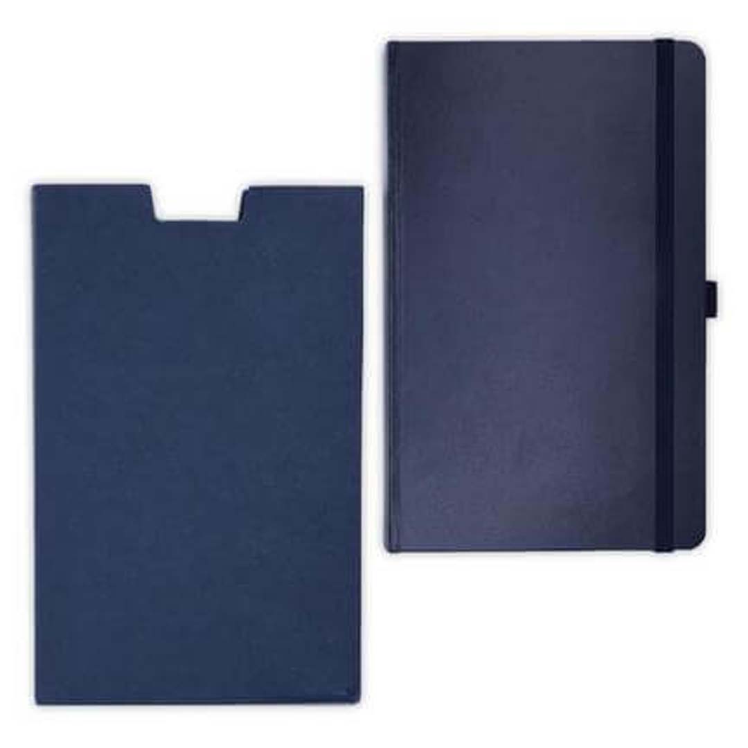 Santhome Expanded A5 Hard Cover Notebook - Navy Blue