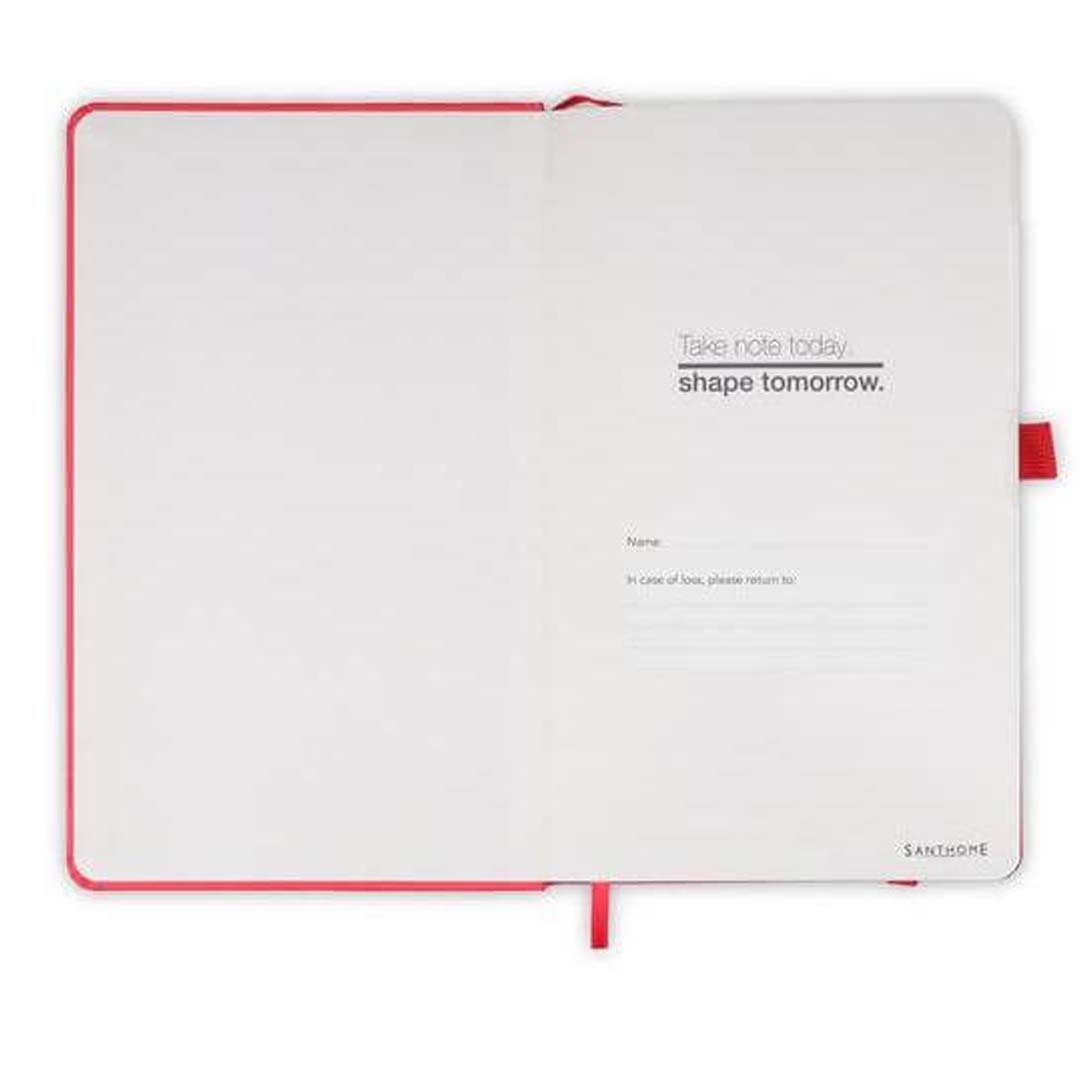 Santhome Expanded A5 Hard Cover Notebook - Red