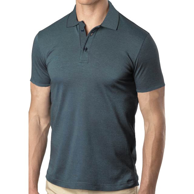 SANTHOME Mercerized Polo Shirt