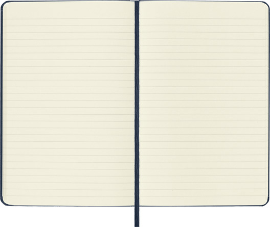 Moleskine Classic Medium Ruled Hard Cover Notebook - Navy Blue