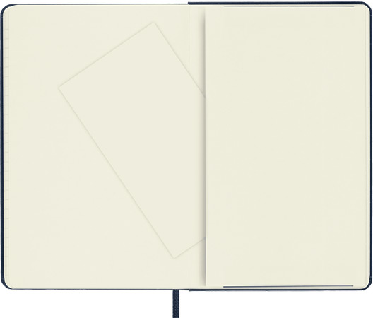 Moleskine Classic Medium Ruled Hard Cover Notebook - Navy Blue
