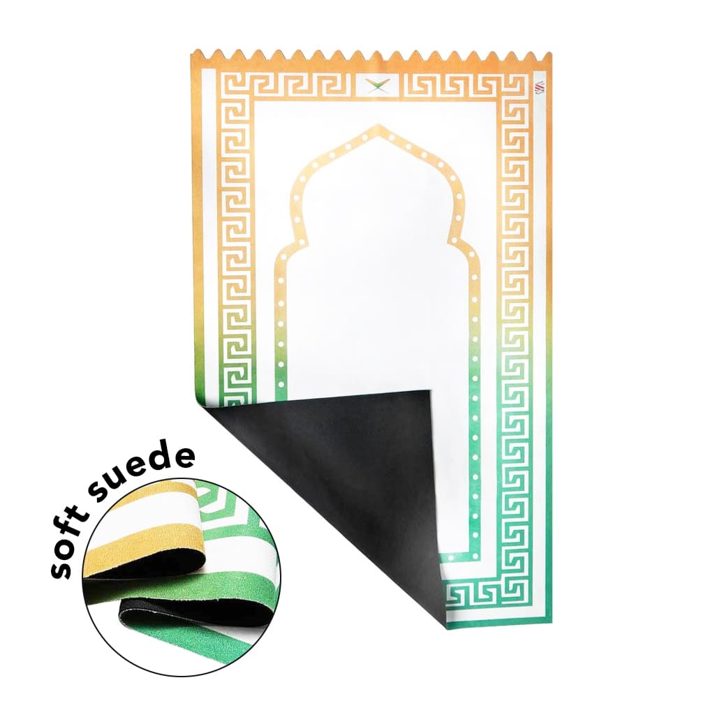 Soft Suede Prayer Mat with Velvet Pouch
